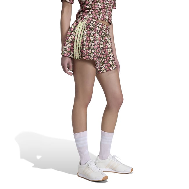 Bedruckte Shorts FARM RIO rosa geblümt <span itemprop=