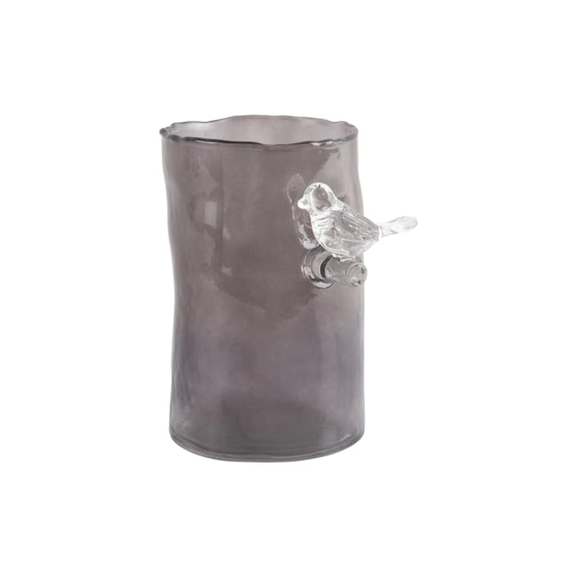 Vase Verre BIRD ON BRANCH - PRESENT TIME