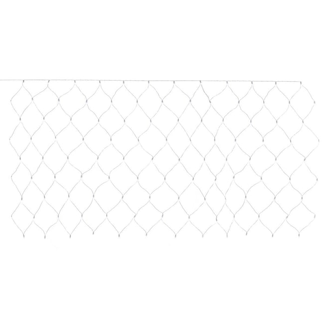 Guirlande lumineuse filet d'extérieur 2 x 1 m 120 LED blanc froid avec minuteur sur secteur Couleur unique <span itemprop=