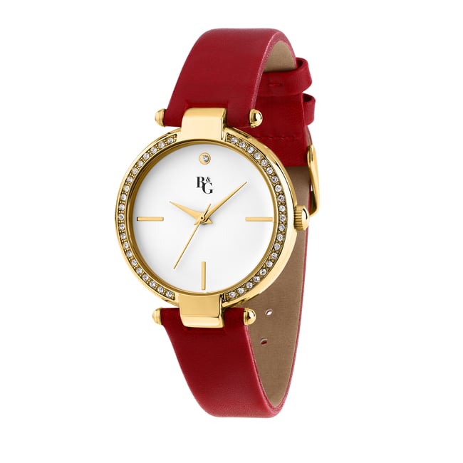 Montre LUMINOSA rouge, mat <span itemprop=