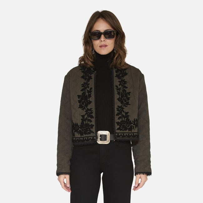 Veste VALYA kaki <span itemprop=