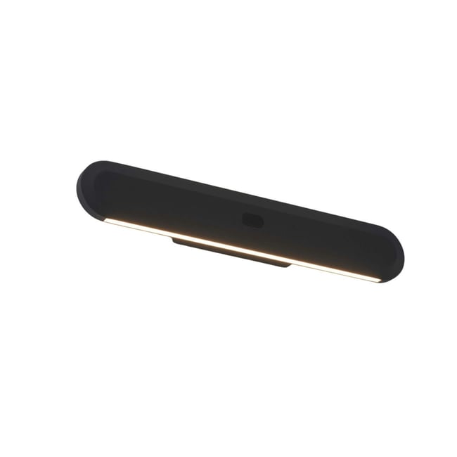 Applique à détecteur de mouvement - AIKA Couleur noir <span itemprop=