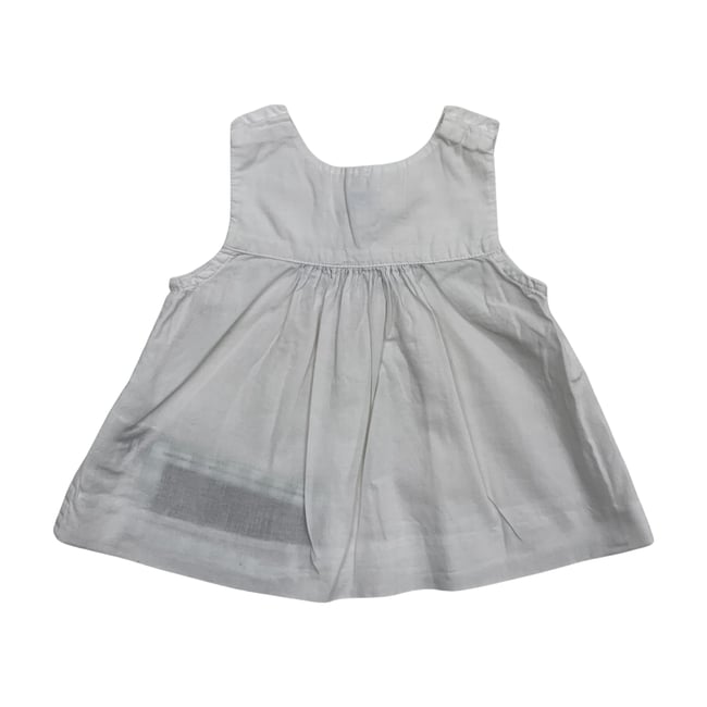 Robe bébé - Très bon état blanc <span itemprop=