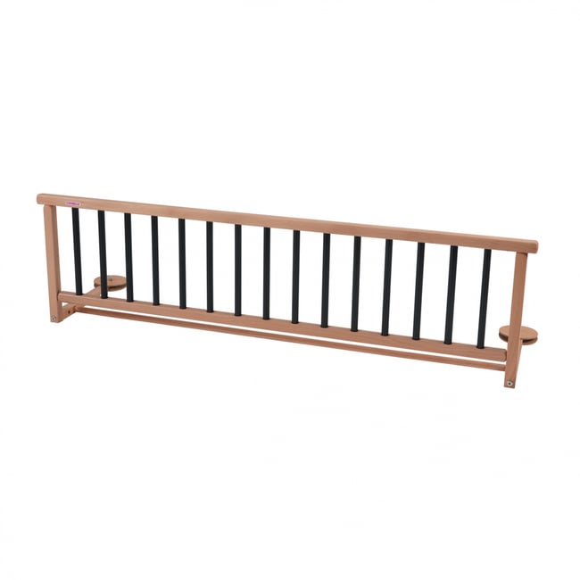 Barrière de lit enfant bois 35 x 127 Audrey noir <span itemprop=