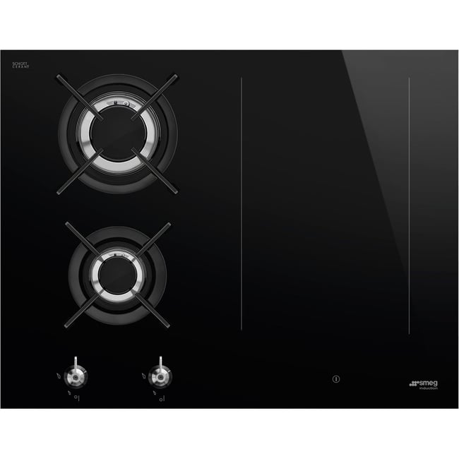Plaque mixte induction gaz PM3643D - SMEG