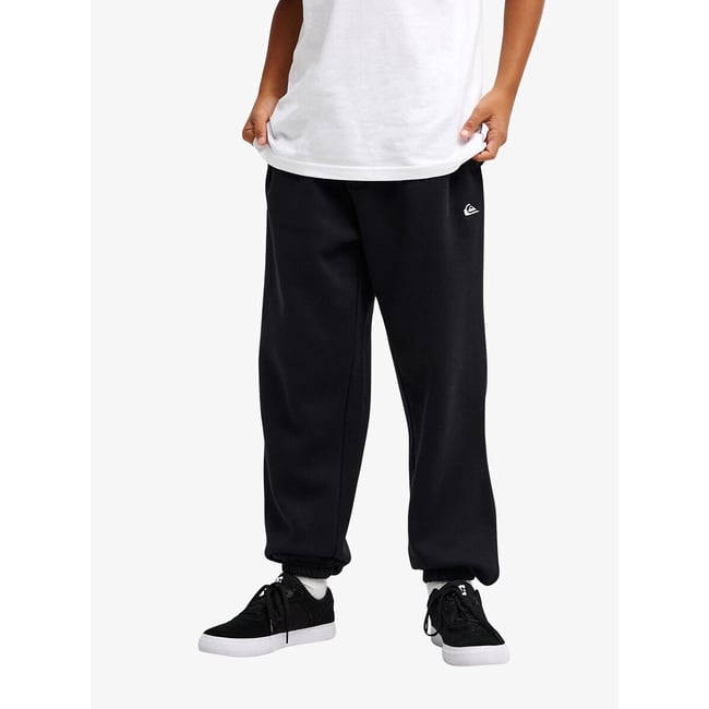 Pantalon de jogging en molleton noir <span itemprop=