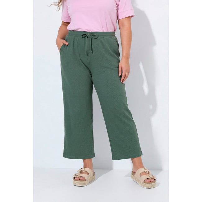 Jupe-culotte en molleton de coton bio - ULLA POPKEN