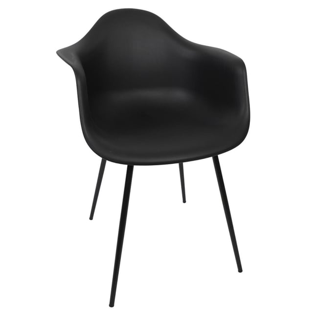 Fauteuil Gustav Noir Couleur v002228 <span itemprop=