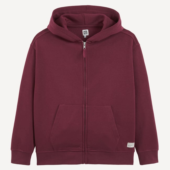 Sudadera de felpa con capucha y cremallera - LA REDOUTE COLLECTIONS