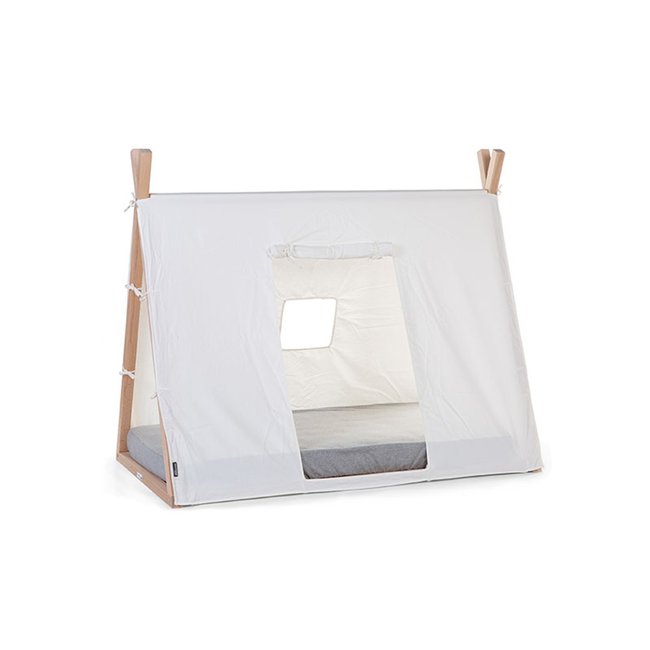 Toile de lit Tipi 70 x 140 cm blanc <span itemprop=