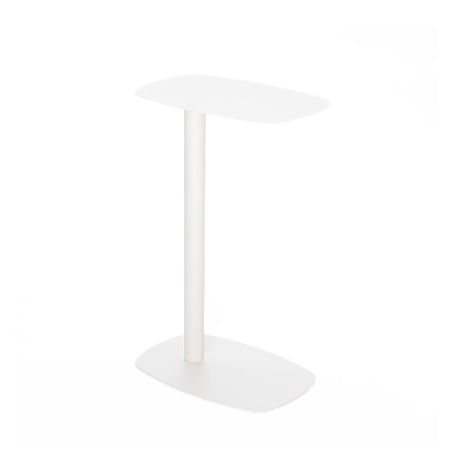 Table d'appoint en métal H66cm- SIDY Couleur beige <span itemprop=