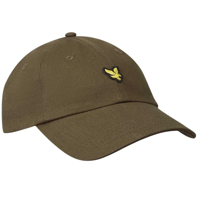 Casquette motif/style logo brodé kaki <span itemprop=