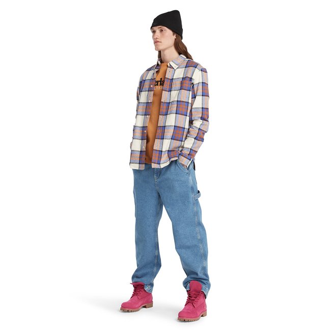 Chemise timberland carreaux top