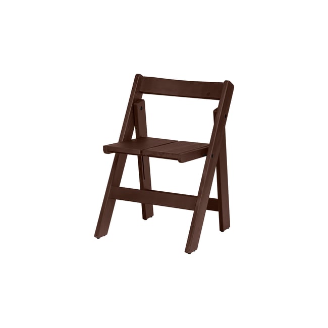 noo.ma Chaise pliante Navo marron cacao <span itemprop=