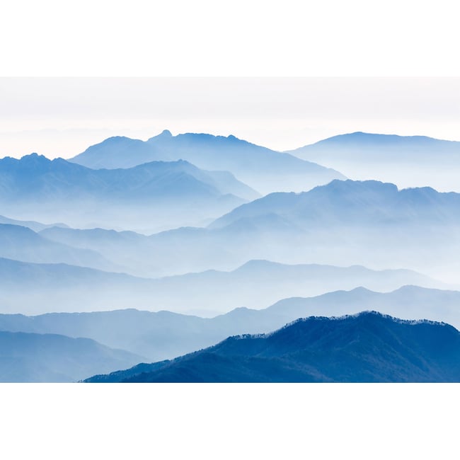 Tableau montagnes bleues - HEXOA