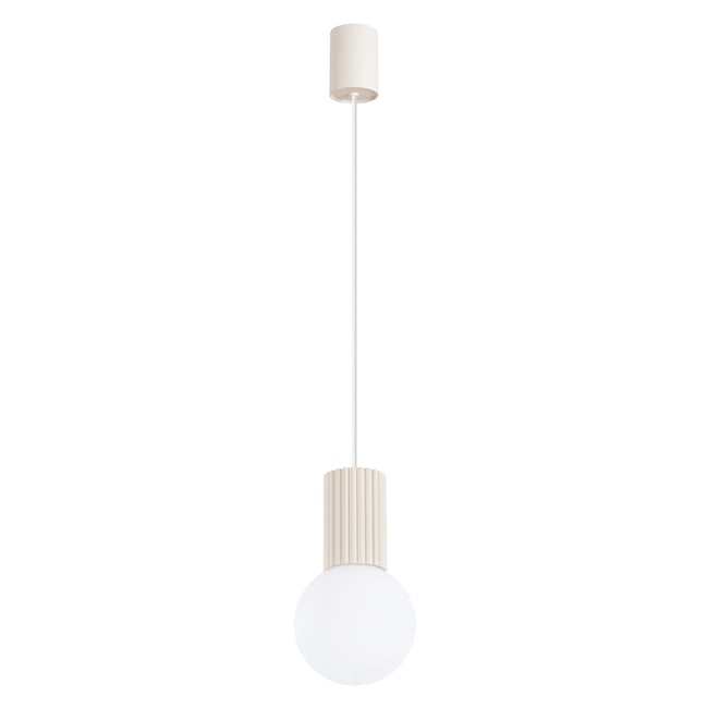 Suspension Aluminium Beige G9 1 Halo Couleur beige <span itemprop=