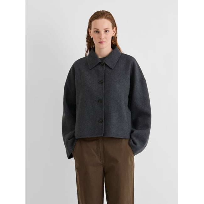 Veste gris - dark grey melange1 <span itemprop=
