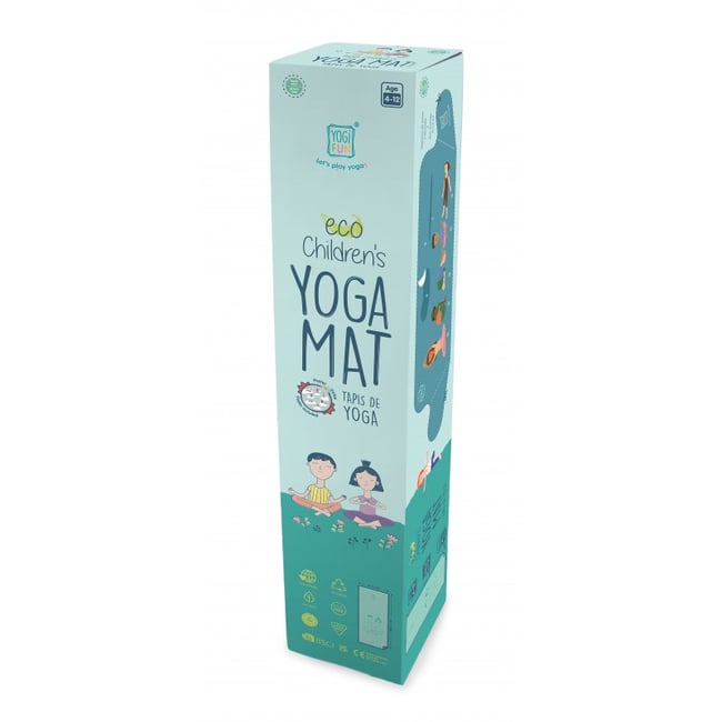 Tapis de yoga enfant vert <span itemprop=