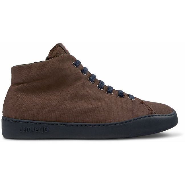 Peu Touring High Top Trainers in Leather, brown, CAMPER