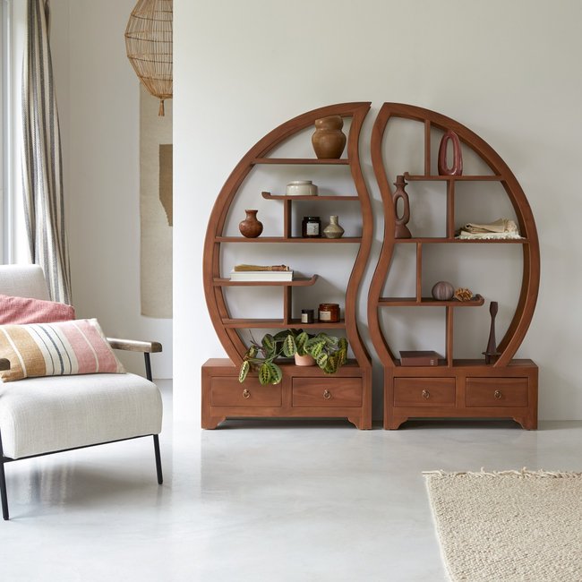 Bibliothèque, YING YANG Couleur naturel <span itemprop=