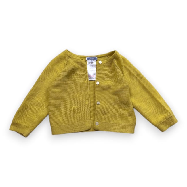 Cardigan Cyrillus Fille 6 Ans (taille 116) - 50% Laine, 50% Coton - Rose, Occasion Très Bon état