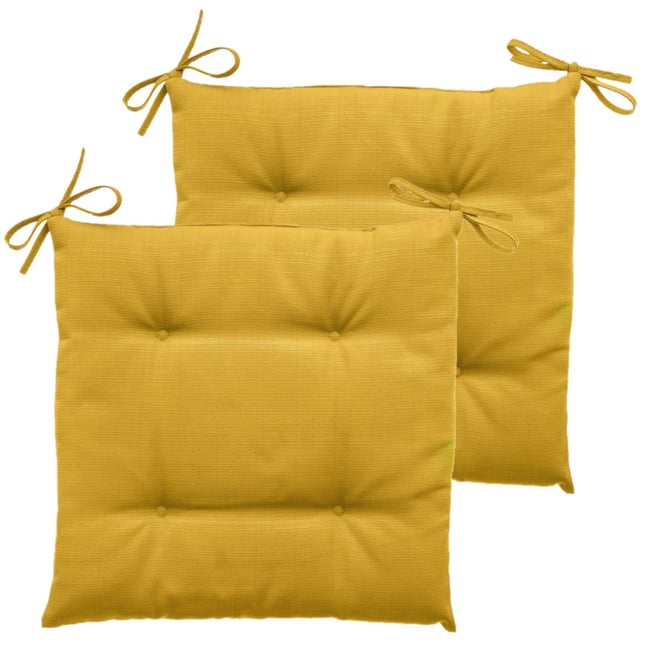 Lot de 2 galettes de chaise d'extérieur KORAI - TOILINUX