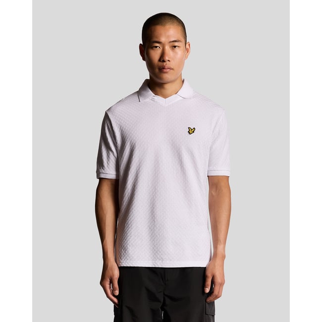 Polo football col blanc <span itemprop=