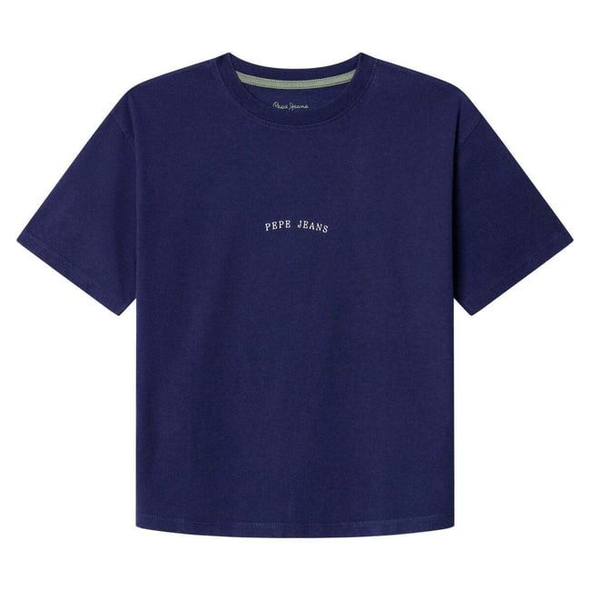 T-Shirt À Coupe Décontractée Avec Imprimé Au Dos marine <span itemprop=