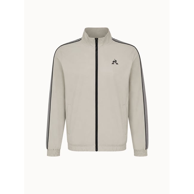 Veste zippée en matière tissée Tissé grey <span itemprop=