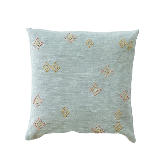 Coussin Textile - IRISA bleu <span itemprop=