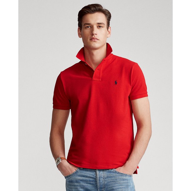 Polo custom slim fit en maille piquée - POLO RALPH LAUREN