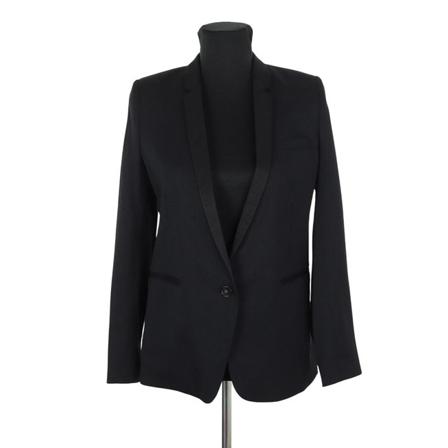 Blazer en laine - Très Bon État noir <span itemprop=
