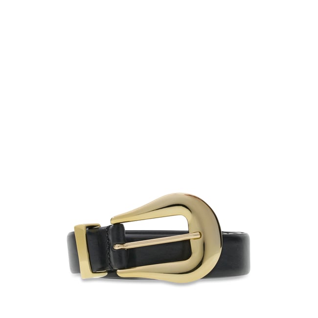 Ceinture En Cuir Véritable noir <span itemprop=