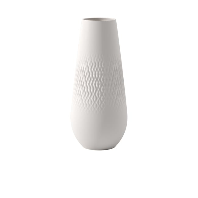 Vase Carré Haut MANUFACTURE Couleur blanc <span itemprop=