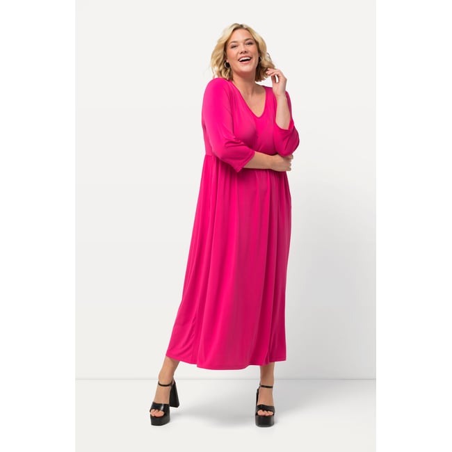 Robe en jersey coupe trapèze - ULLA POPKEN