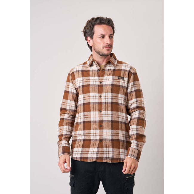 Chemise regular homme à carreaux en 100% coton WARNO - DEELUXE