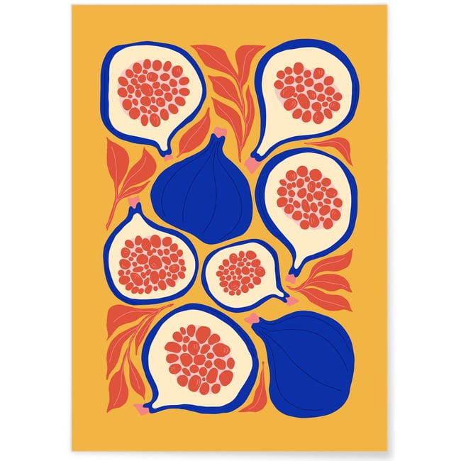 Affiche Figues d'Automne Couleur blanc <span itemprop=