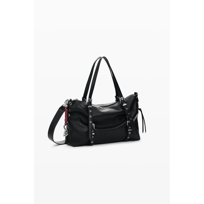 Grand sac shopping noir <span itemprop=