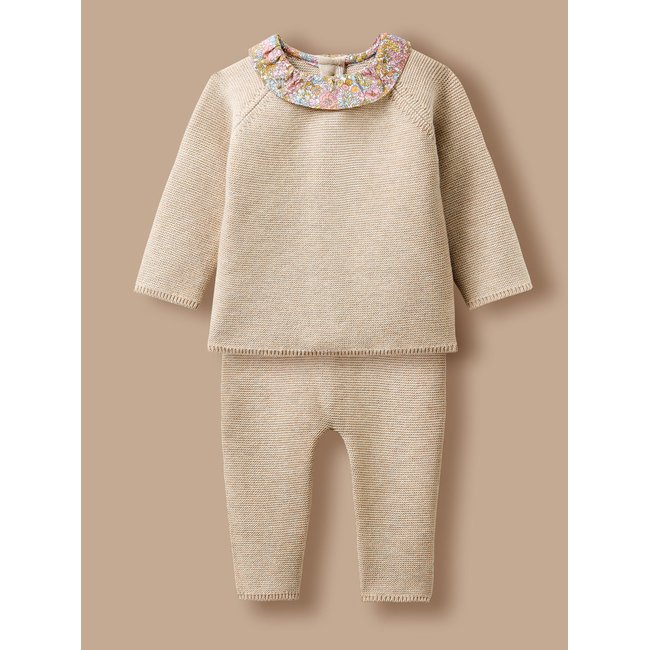 Ensemble tricot  col Liberty liberty annie and may rose <span itemprop=