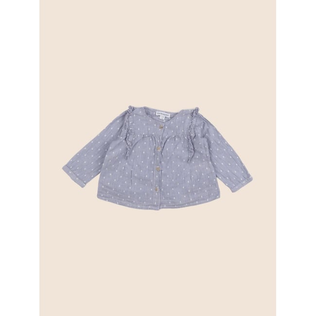 Blouse - Très bon état bleu <span itemprop=