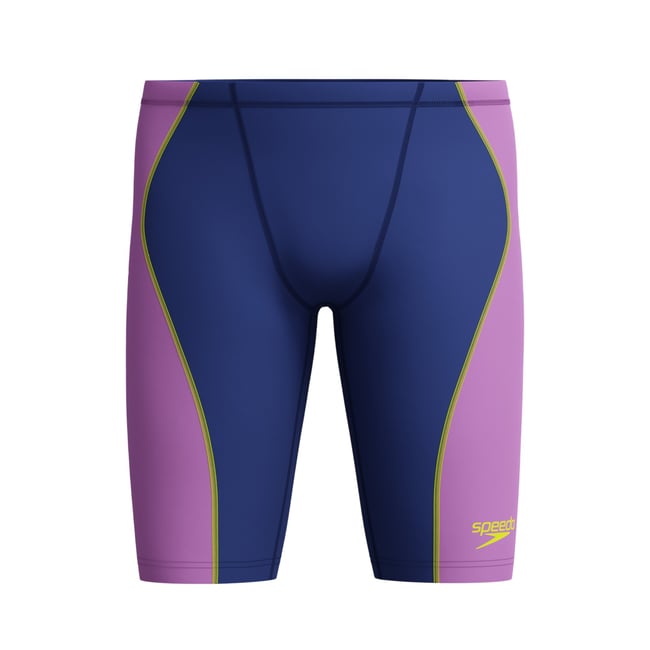 Jammer de natation motif/style bicolore FASTSKIN HYPERSPARK violet / bleu marine <span itemprop=