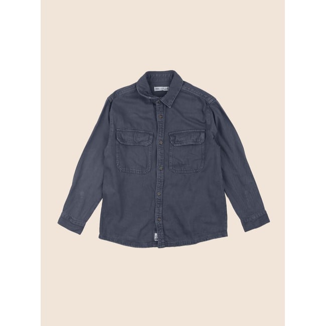 Chemise - Très bon état gris <span itemprop=