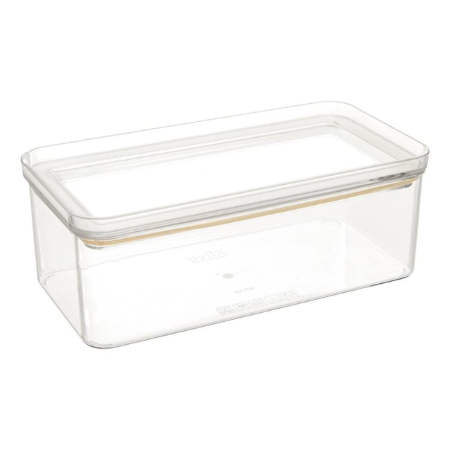 Boîte de conservation rectangulaire ESKE Couleur transparent <span itemprop=