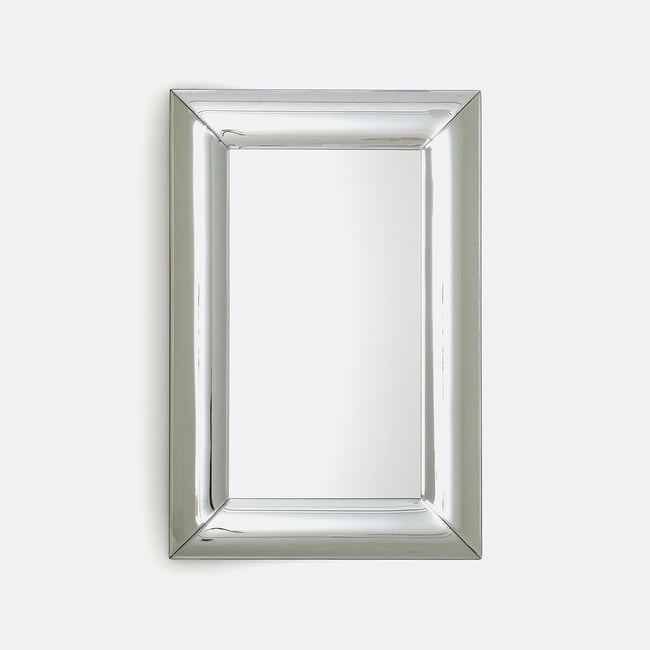 Miroir effet chromé 60 x 90 cm, Chroma Couleur transparent <span itemprop=