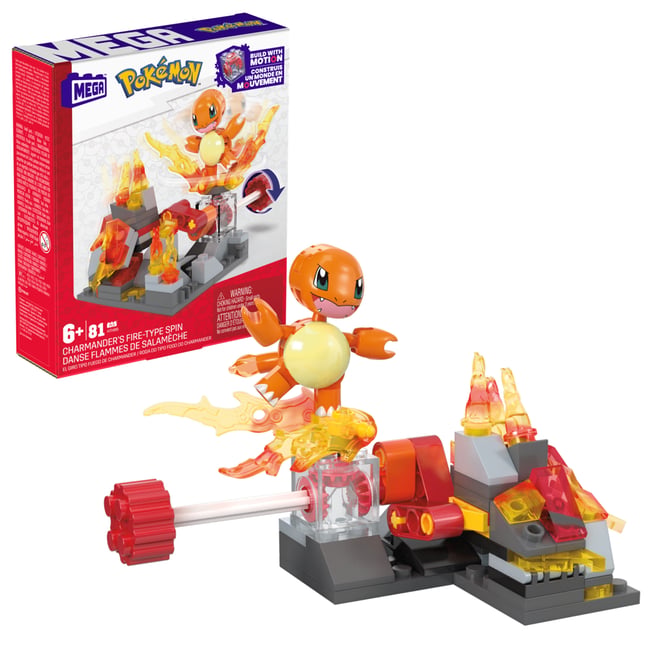 Coffret À Construire Pokémon Danse Flammes De Salamèche multicolore <span itemprop=