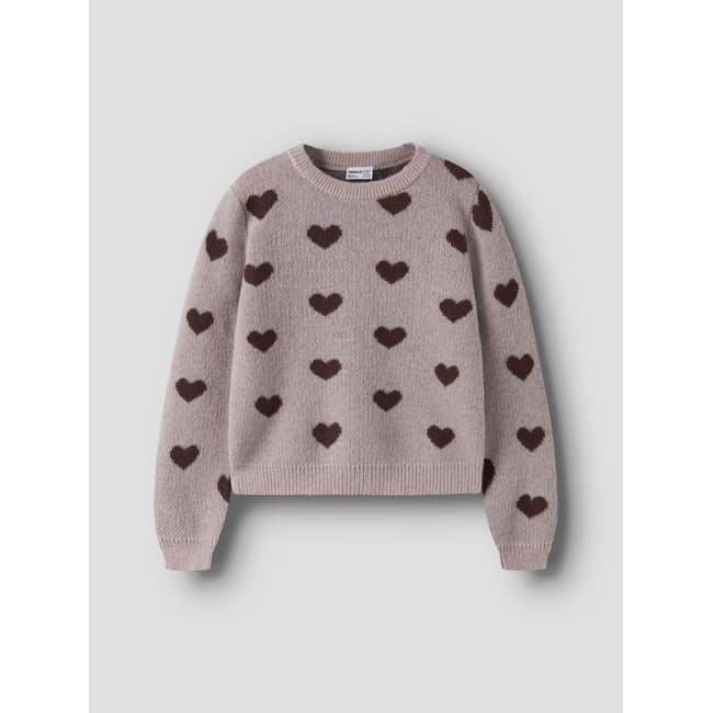 Pull En Maille gris - purple dove1 <span itemprop=