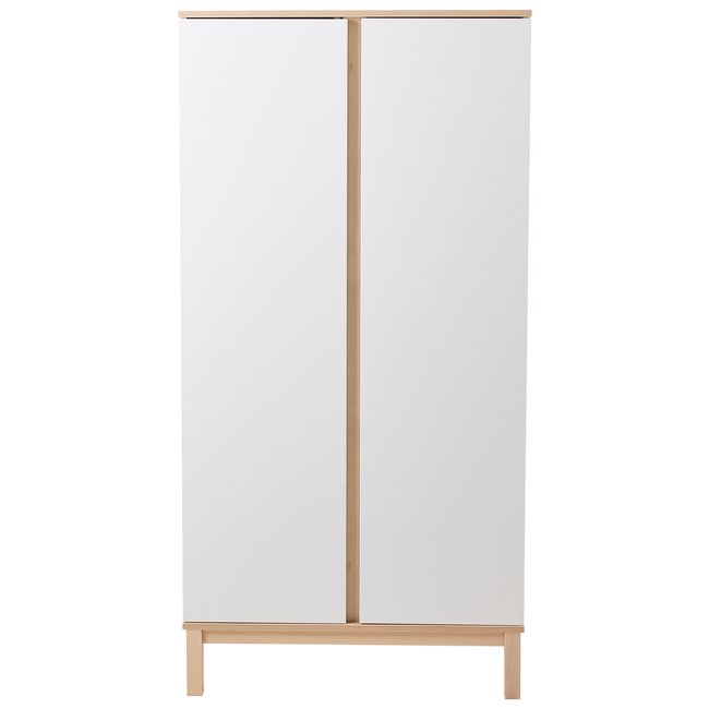 Armoire 2 portes LIGNE COMETE Couleur blanc <span itemprop=
