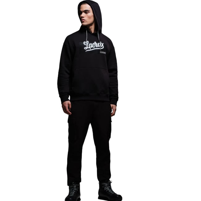 Sweat à capuche CHRISTIAN LACROIX MIRAMAS noir <span itemprop=
