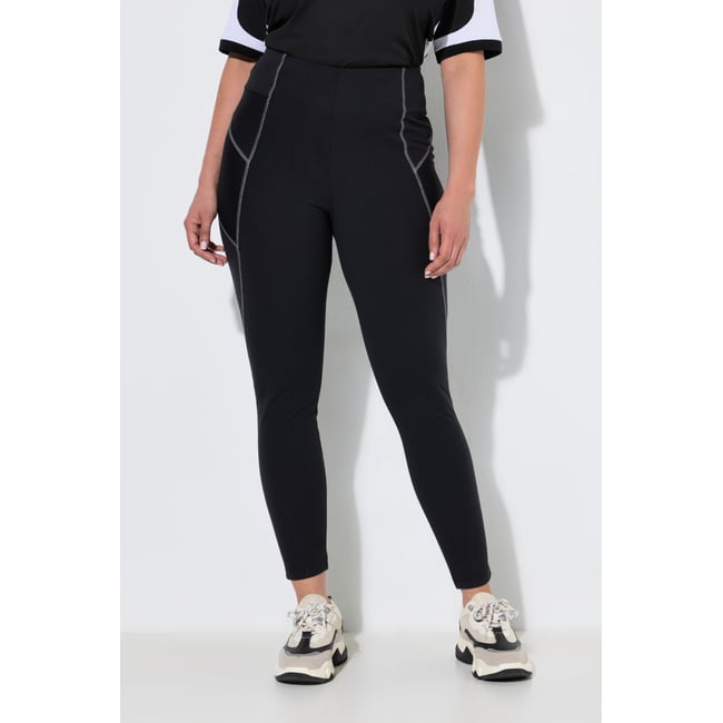 Legging de sport avec bandes réfléchissantes noir <span itemprop=