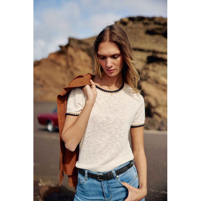 Pull col rond uni MADI - LA PETITE ETOILE
